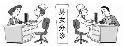男女分诊 看病就诊更安心